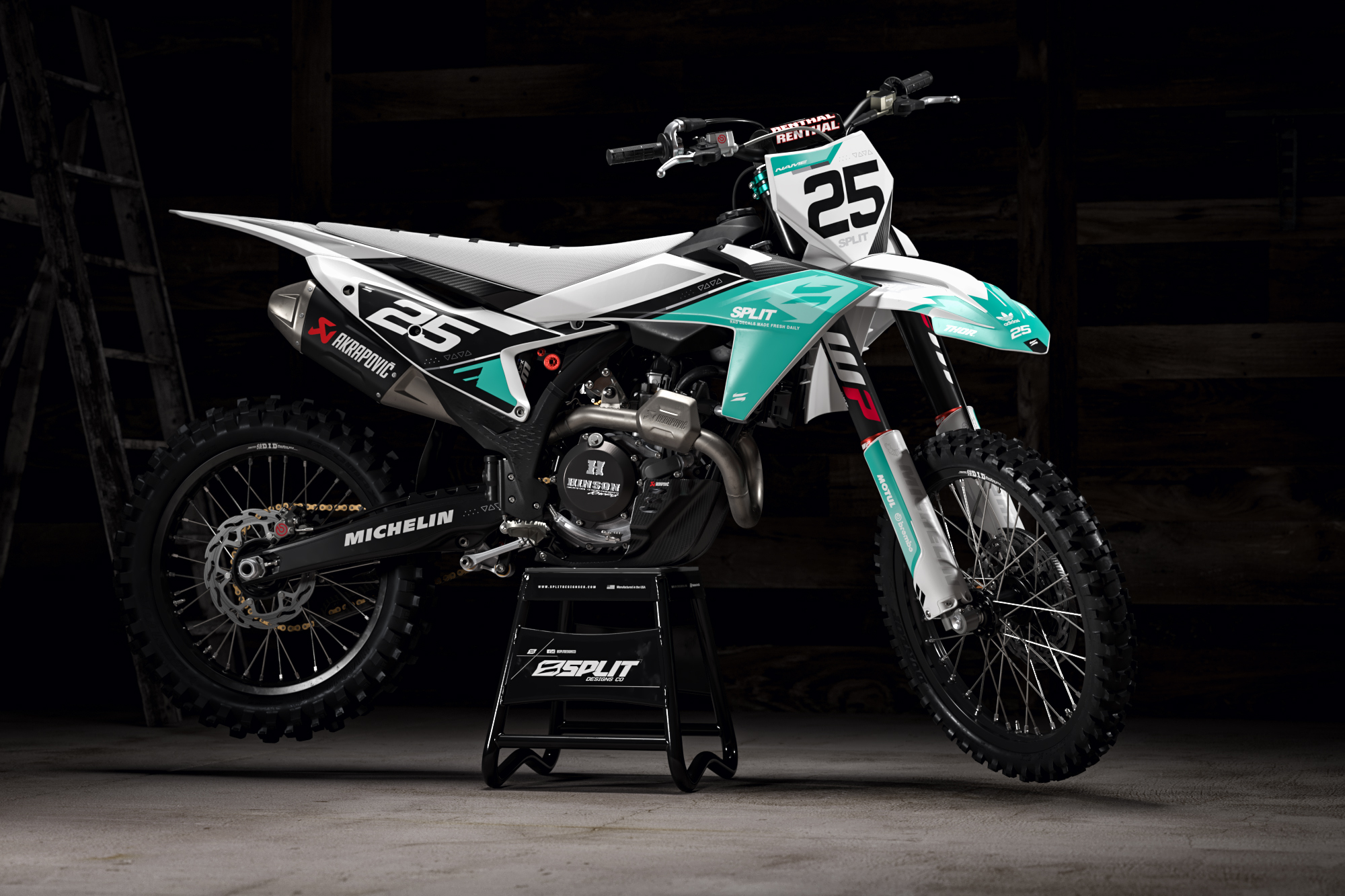 Pulse Air Teal Graphics Kit For Ktms Split Designs Co