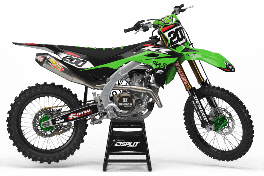FORGE GREEN Graphics Kit for Kawasaki's