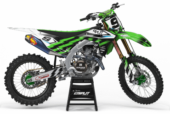 REVISE GREEN Graphics Kit for Kawasaki's