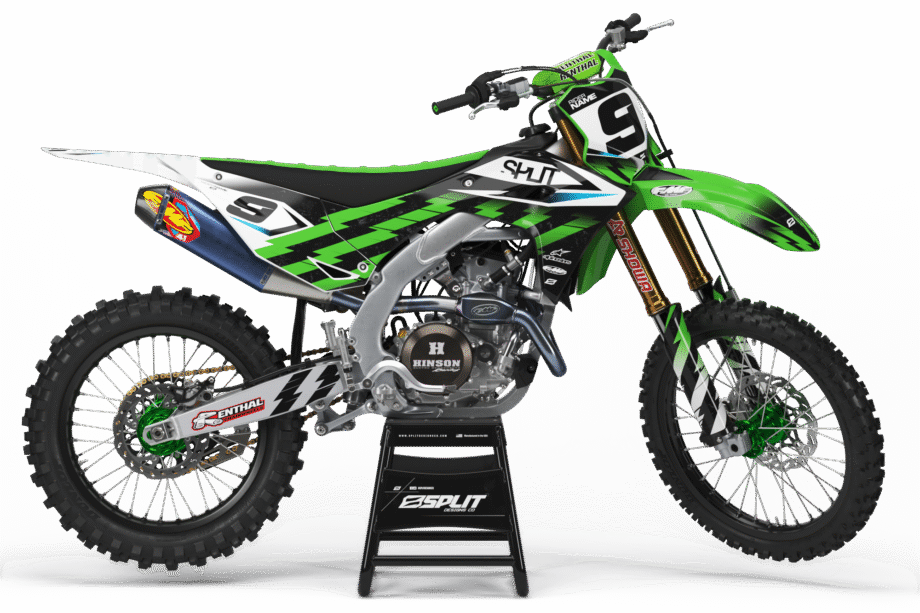 REVISE GREEN Graphics Kit for Kawasaki's
