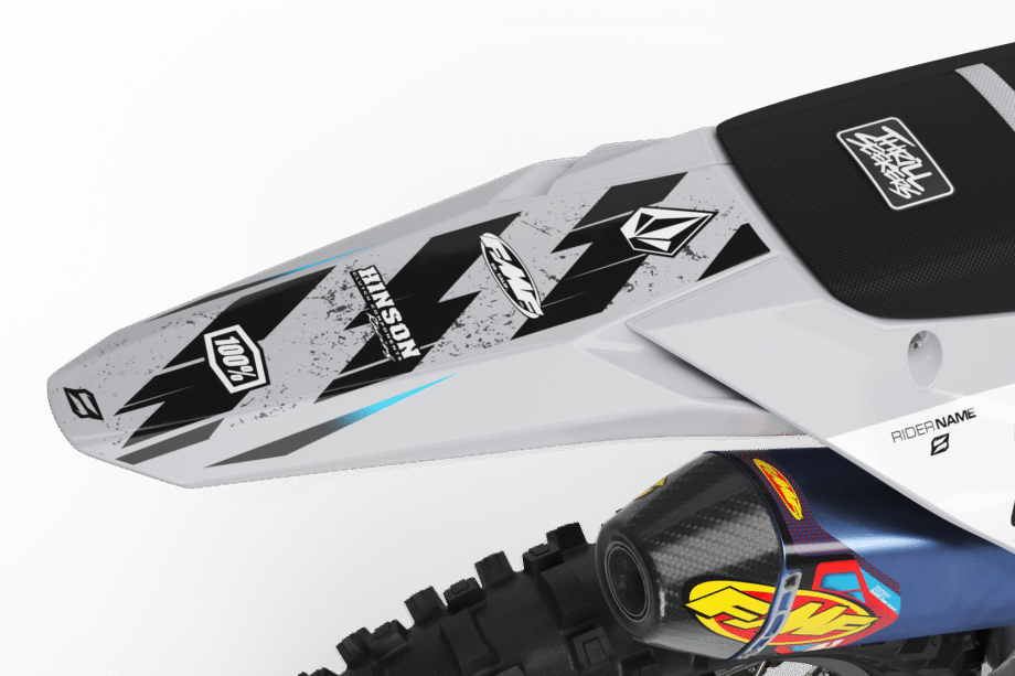 REVISE GREY Graphics Kit for Kawasaki's