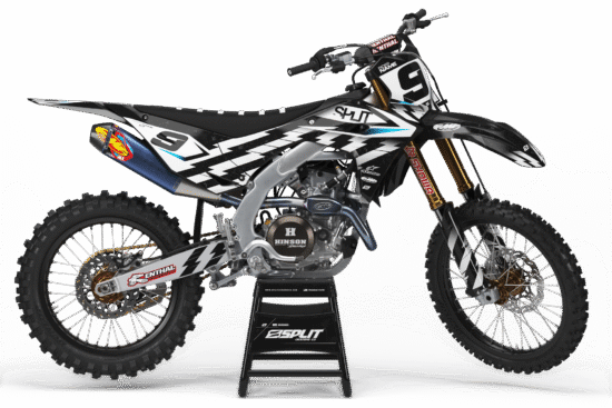 REVISE WHITE Graphics Kit for Kawasaki's