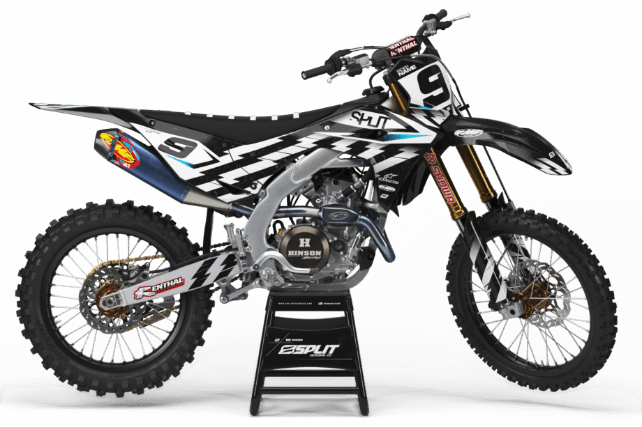 REVISE WHITE Graphics Kit for Kawasaki's