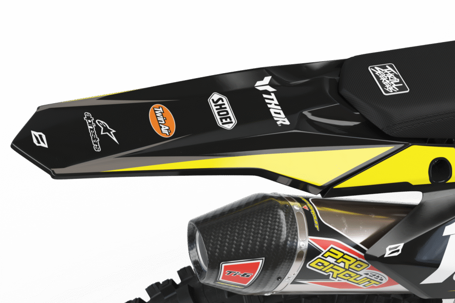 PRODIGY GREY Graphics Kit for Suzuki's