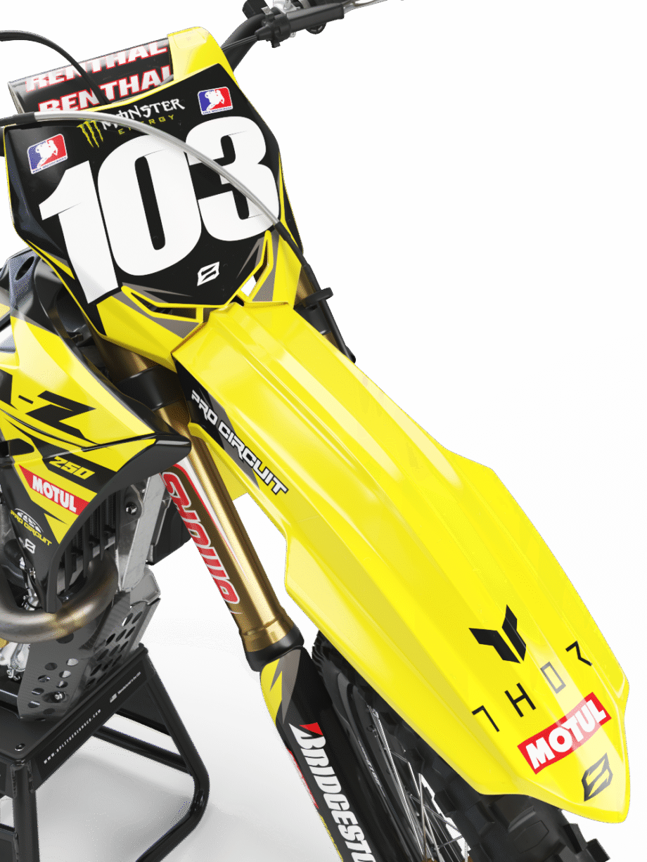 PRODIGY GREY Graphics Kit for Suzuki's