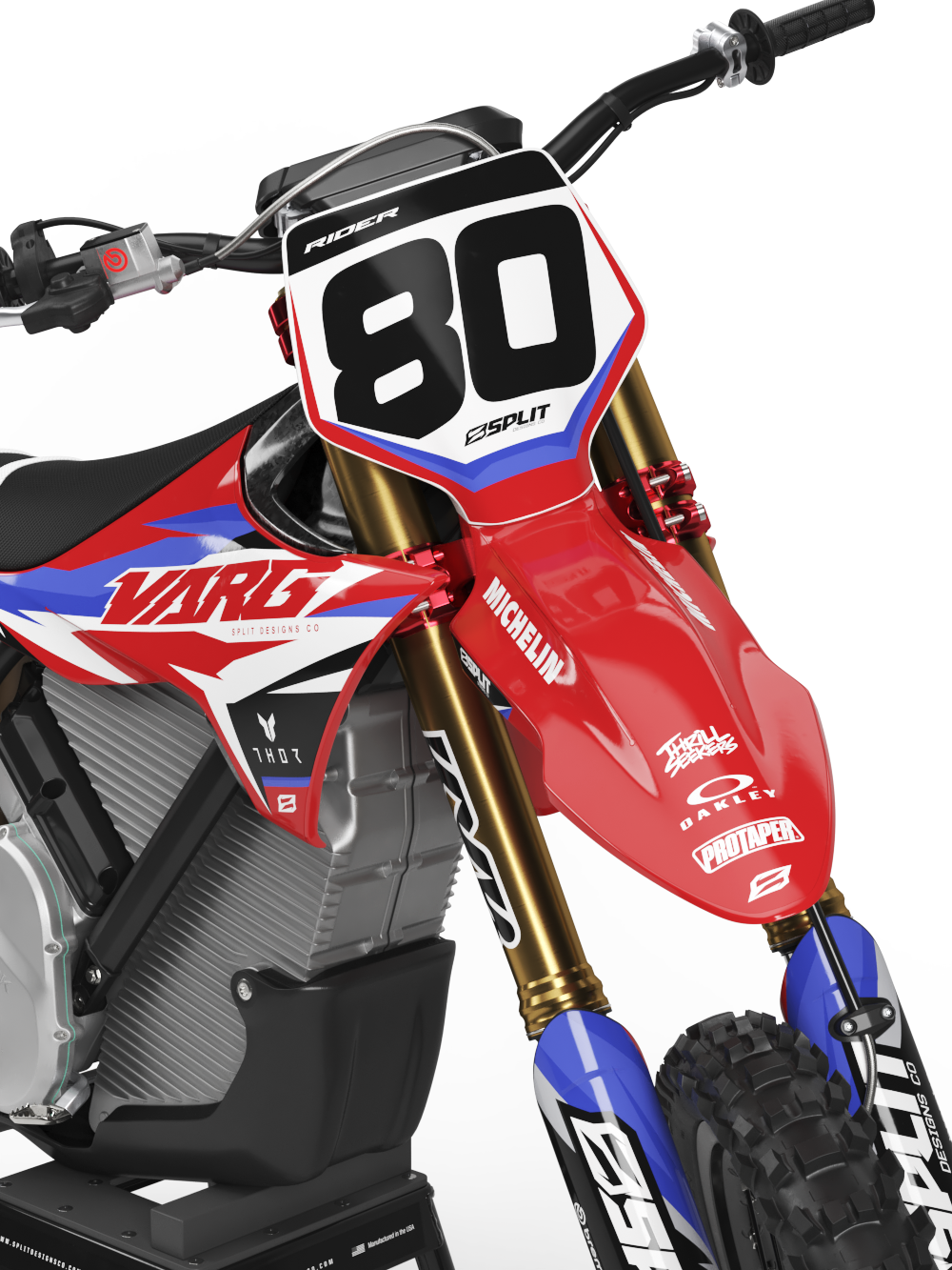 LIGHTNING RED Graphics Kit for Stark Varg